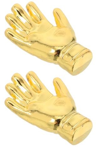 BESTonZON Mini Soccer Trophy Cup Set Gold Goalkeeper Glove Award Statues for Football Fans Sports Competitions and Souvenirs