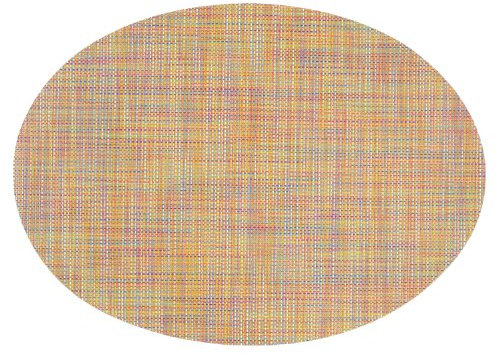 Chilewich Placemat Mini Basketweave Oval - Confetti