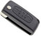Jongo® CE0523 Coque de Clé Pliable 3 Boutons Compatible Peugeot 207, 308, 407, Citroën C5, Jumpy 3 | sans Lame | avec Goupille Fournie | Boitier Télécommande Plip