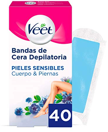Veet Bandas de Cera, 40 Unidades (Paquete de 1)