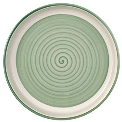 Villeroy & Boch Clever Cooking Green Bandeja Redonda de 26 cm, Porcelana de, Verde