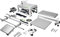 Festool Tischzugsäge CS 70 EBG-Set PRECISIO (mit Kreissägeblatt, Schiebetisch, Längsanschlag, Winkelanschlag, Absaug-Set, Schiebestock, Zubehörgarage, Abstützung mit Transportrolle, Luftfilter)