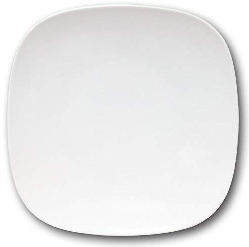 Assiette présentation porcelaine blanche - L 31 cm - Danubio