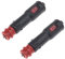 Be In Your Mind 2X Auto DC 12-24V Zigarettenanzünder Stecker 8Amp Sicherung mit rotem EIN/AUS Beleuchteter Schalter Universal Für PKW LKW Ersatzteile für Boote