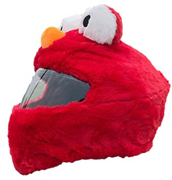 Funda protectora para casco de motocicleta, diseño de dibujos animados divertidos, accesorios para cascos de motocicleta, ajuste personalizado para cascos completos (sin casco)