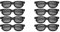 Polarisierte passive 3D-Brille für 3D-TV, echte 3D-Kinos für 3D-Gaming und TV, 8 Stück