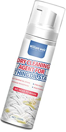 PW TOOLS Nettoyeur à Sec pour vêtements | Nettoyeur à Sec pour vêtements à la Maison | Nettoyage à Sec effaçable en Spray pour éliminer Les Taches, sans Danger pour Les vêtements, 200 ML