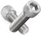 AMLOOPH M5 Screws, M5 X 16mm Allen Socket Head Cap Screws/Bolts - 5mm Diameter Fully Threaded M5 Bolts 16mm A2 Stainless Steel Long Hex Socket Bolt Coarse (Pack Of 20)