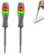 2-Pack Electrical Tester Pens, 2-in-1 Voltage Tester Screwdrivers with High Torque Magnetic Heads, Portable Electricity Circuit Detector Screwdriver Set (Crosshead)