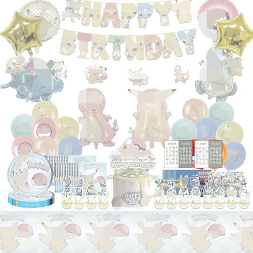 décorations d'anniversaire pour enfants, Décoration de fête d'anniversaire, Ensemble de décoration de gâteau pour gâteau, Ensemble de fête d'anniversaire pour enfants