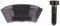 Jeenuuder 17g Golf Accessories G425 Driver, Driver, Weight Screw, Ball Swing Weight Adjustment