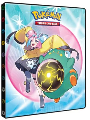 Ultra PRO - Scarlatto e viola [SV9] Portfolio 9 tasche per Pokémon | Portfolio di carte collezionabili e album raccoglitore di carte Pokémon che protegge fino a 126 carte caricate singolo o 252 carte