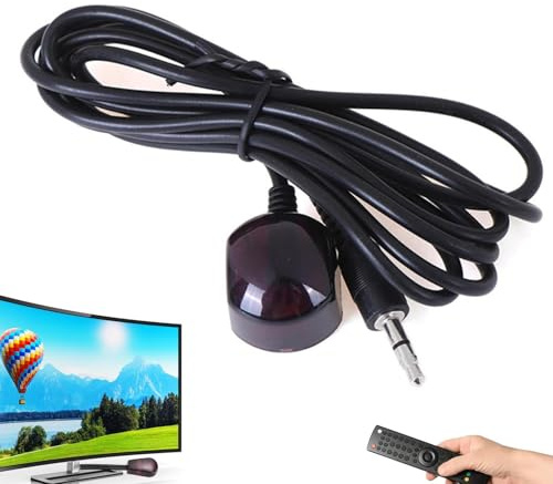 Universeller IR-Fernbedienungs-Extender – externes IR-Kabel mit USB-Adapter, IR-Signalverstärker | Kompatibel den meisten Kabelanbieter-Boxen, Fernsehern, Set-Top-Boxen, Home-Entertainment, zuverlässi