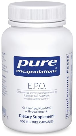Pure Encapsulations E.P.O. (Evening Primrose Oil) | Hypoallergenic Dietary Supplement Containing 9% GLA | 100 Softgel Capsules