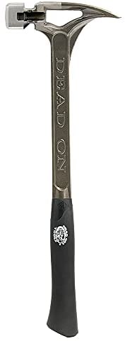 Dead On DOS22S - Martillo de acero de cara lisa de 18 pulgadas, color plateado