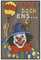 AUFNÄHER CLOWN mit Luftballon - Laach doch ens... NEU Gr. 7,5cm x 11cm (04984) Applikation Stick Patches Aufbügler