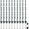Woodside 10 x Green 4ft Tall Electric Fencing Fence Posts Stakes Poles 4 Foot Horse Paddock