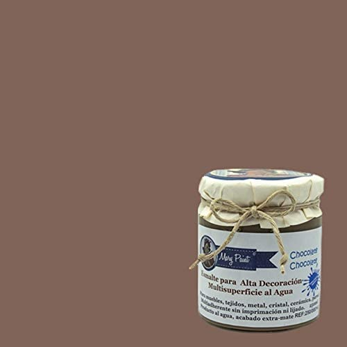 Mary Paint 250/00014 Pintura al Agua, Chocolate, 250 ml