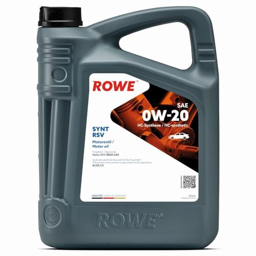 ROWE Motoröl 0W-20 5 L für VOLVO XC60 (156) V70 III (135) V60 (155, 157)