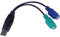 PremiumCord Adattatore USB a PS/2 USB 2.0 per mouse e tastiera