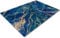 Glass Chopping Board 50 x 40 | Kitchen Worktop Protector | Multifunctional Cutting Board | Work Top Savers | Kitchen Accessories | Extra Large | Teal Gold Blue