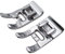 CKPSMS Marke: 1 Set Zick-Zack-Fuß A & B #412 38 00-45+412 38 01-45, kompatibel mit/Ersatz für Viking Husqvarna Nähmaschine, passend für 1–7