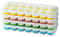 Gvolatee Stampo Silicone Cubetti Ghiaccio, 4 Pezzi con Coperchio per e Impilabile, BPA Free, per DIY Alimenti, Succo, Bevande Ghiacciate