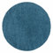 Carpetsale24 Teppich Wohnzimmer Shaggy Flokati Einfarbig Design 120 cm Rund Türkis - Hochflor Teppich Schlafzimmer Pflegeleicht und Super Weich - Flauschiger Teppich Langflor 50 mm Florhöhe Runder