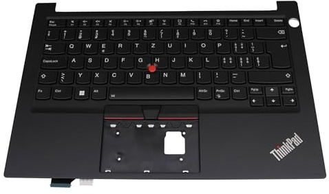 Lenovo 5M11A35117 Original Tastatur inkl. Topcase CH (Schweiz) schwarz | mit Backlight und Mouse-Stick für ThinkPad E14 Gen 2 (20TA), ThinkPad E14 Gen 2 (20TB)