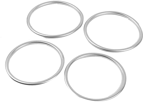 Oikabio 4 Stück Auto Tür Lautsprecher Abdeckungen Ring Kragen Kragen mit Lünette Stereo Für RX RX200 300 350 450 2016-2020