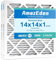 AmazEden 14 x 14 x 1 Luftfilter MERV 11 (2er-Pack) MPR 1000 FPR 7 AC HVAC Ofenfaltenfilter Staubschutz Ersatz für Zuhause (tatsächliche Größe: 35 x 34 x 1 cm)