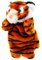 Tier-Fingerpuppen,Tiger-Fingerpuppen | Weiche Tiger-Handpuppe,Tiger-Plüsch-Fingerspielzeug, lustige weiche Puppen-Requisiten, Cartoon-Tier-Plüschspielzeug für und Mädchen