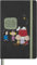 Moleskine Peanuts Gruppe Notizbuch limitierte Ausgabe, L/A5, liniert, fester Einband, Grau