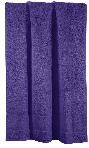 Erwin Müller Duschtuch Karlsruhe 100% Baumwolle lila Größe 70x140 cm - extrem saugstark, leicht, flauschig weich, hautschmeichelnd (weitere Farben)
