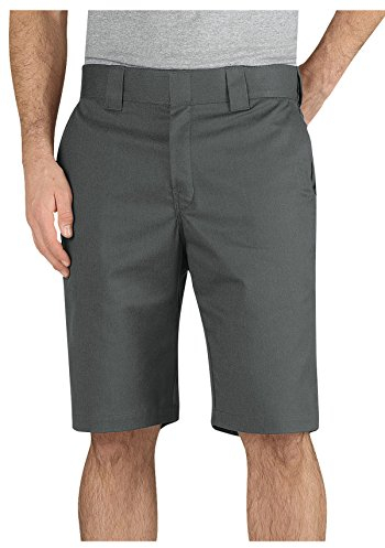 Dickies Herren 11 Inch Regular Fit Stretch Twill Work Short, Gravel Grey, 38