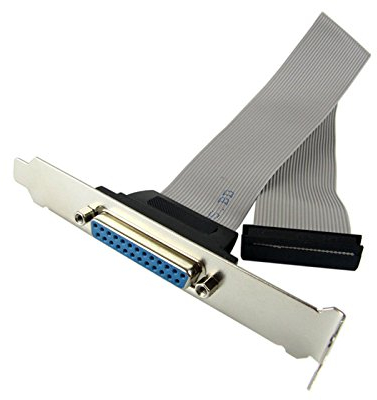 Motherboard DB25 1 Port Serial Parallel PCI Slot Header Cable Bracket LPT 25PIN