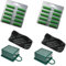 Profumini al Pino + Filtro Carboni Attivi + Filtro Microfiltrante Igienico Hepa per Vorwer Folletto vk130 - vk131 - Garanzia 24 Mesi SG group (20 Profumini + 2 Filtro Carboni + 2 Filtro Hepa)