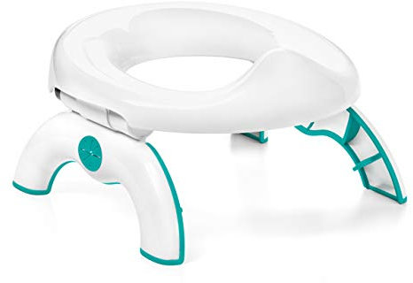 OXO Tot 2-in-1-GO Töpfchen für Reisen Töpfchen für unterwegs, Blaugrün blaugrün