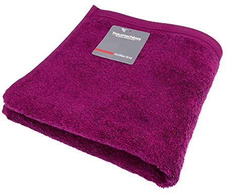 Traumschloss Badetuch »Frottier-Line« 100% Baumwolle | flauschig weich, Farbe:lila, Größe:100x150