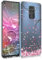 kwmobile Clear Case Compatible with Xiaomi Redmi Note 9 - Phone Case Soft TPU Cover - Cherry Blossoms Pink/Dark Brown/Transparent