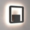 max K O M F O R T LED Aussenleuchte eckig schwarz Außenwandleuchte 12 Watt IP44 3000K warmweiß Außenlampe Wandleuchte eckig D-METRA
