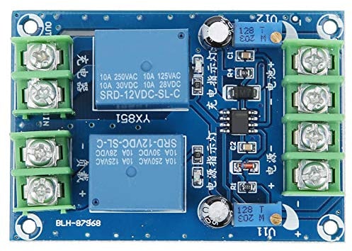 Hopcd DC 12V 10A Power Switcher-Modul DC-Backup-Batterie Automatisches Power Controller-Modul Ladegerät für Notstromversorgung