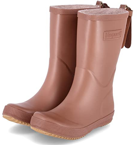 bisgaard Unisex Kinder Basic Rubber Rain Boot, Old Rose, 35 EU