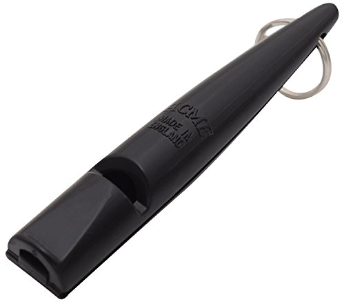 ACME Hundepfeife No. 211,5 mit Anleitung - Das Original aus England: laut und weitreichend (Black)