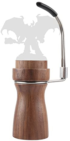 Jucoci Painting Handle for Miniautres Black Walnut Paint Handle Compatible with Warhammer, DND, Scale Model, Fantasy Figurines (Extend Version 03)