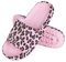 Solutra Badelatschen Damen Herren Sommer, Weiche Dicke Wolkenschuhe Damen Cozy Slides, Rutschfeste Badeschlappen Damen Hausschuhe Airfoot(40/41 EU,Rosa Leopardenmuster)