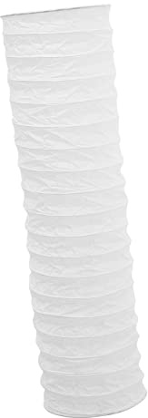 Lampenschirmabdeckung für Stehlampen, Papier, Weiß, Faltbar, Weich