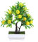 Imitation Orangenbaum Bonsai, künstliche Topfobstbäume für Innendekorationen (C)