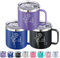 Mug Isotherme Personnalisé 350ml 410ml Tasse à café personnalisable avec Nom Logo Photo Gravé Mug cafe Tasse Thermos Double Couche Acier Inoxydable Cadeaux pour Femmes Hommes