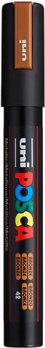 POSCA 182583 - POSCA Marker mit mittelfeiner Rundspitze, bronze